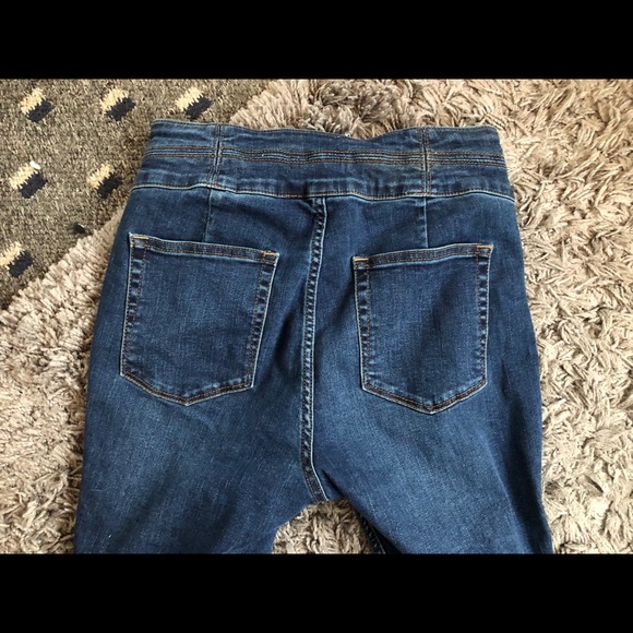 Free people high-rise lace up jeans - Picture 3 of 3